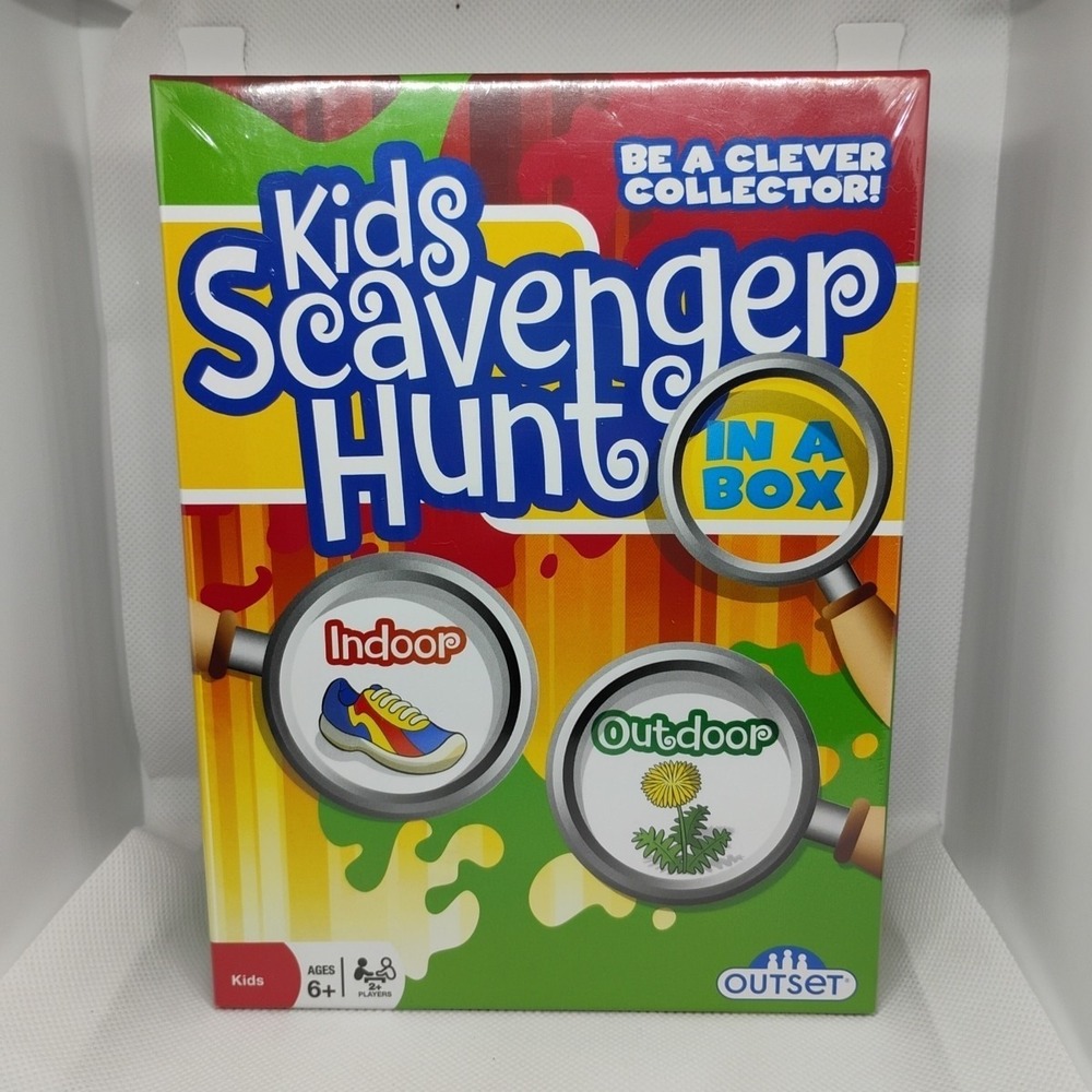New In‎ Box! Kids Scavenger Hunt Active Game Indoors or Outdoors Ages 6 and Up